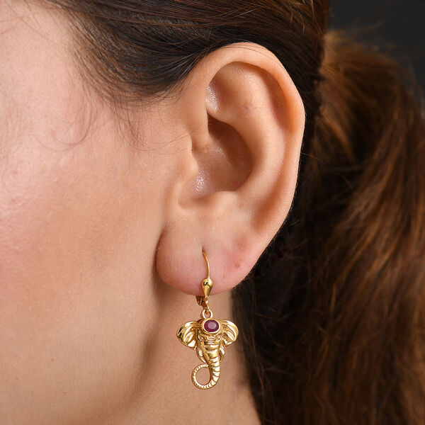 D'Joy AA Afrikanische Rubin Ohrringe - 0,57 ct. image number 3