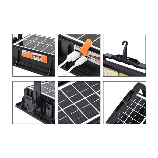 Multifunktionale Arbeitsleuchte mit Solarladefunktion image number 5