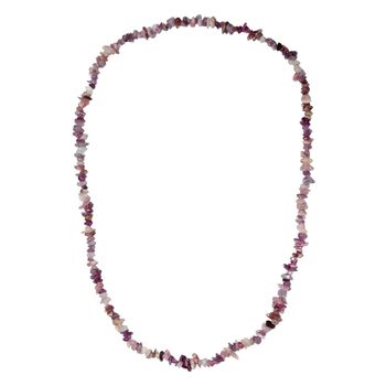AA Lepidolith 70cm Halskette - 270 ct.