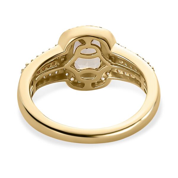 AAA Turkizit und Zirkon Ring - 1,81 ct. image number 6