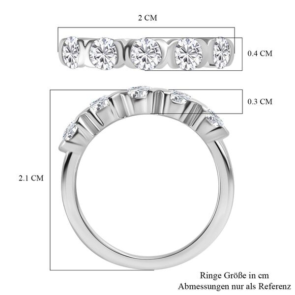 Moissanit Ring- 0,76 ct. image number 4
