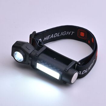 Wiederaufladbare COD-LED Stirnlampe f&uuml;r n&auml;chtliches Laufen