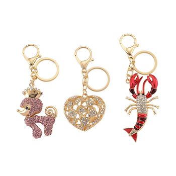 Schwarze Kristall Schmuckset Legierung emailliert, Legierung Std Gelb