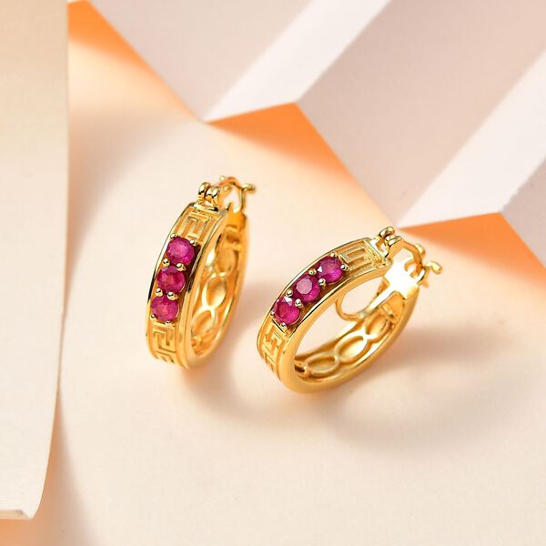 Afrikanische Rubin-Ohrringe - 1,09 ct. image number 2