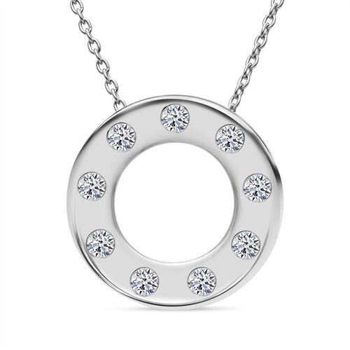 LUXURIANT DIAMOND - Lab Grown Diamant SI-GH Schmuckset 925 Silber rhodiniert ca. 0,33 ct. image number 0