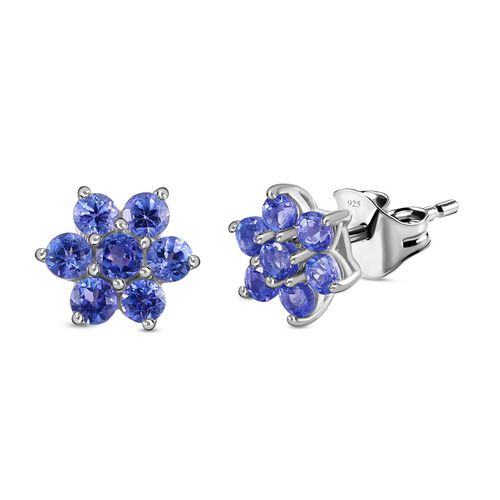 Tansanit Ohrstecker - 1,04 ct. image number 0