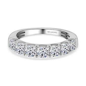 LUXORO IGI zertifizierter SI Labor Diamant Ring in 585 Wei&szlig;gold - 1,50 ct.