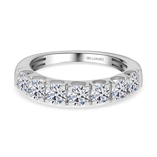 LUXORO IGI zertifizierter SI Labor Diamant Ring in 585 Weißgold - 1,50 ct. image number 0