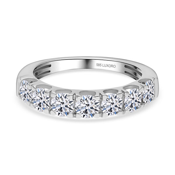 LUXORO IGI zertifizierter SI Labor Diamant Ring in 585 Weißgold - 1,50 ct. image number 0