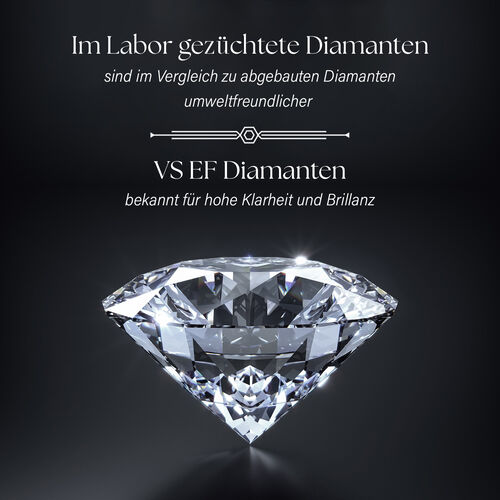LUXURIANT DIAMOND- SGL zertifizierter VS-EF Labor Diamant Ring in 585 Weißgold - 1 ct. image number 8
