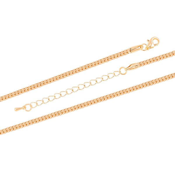 Funkelnder Kristall-Herz-Anhänger mit 73cm Kette in Goldton image number 4