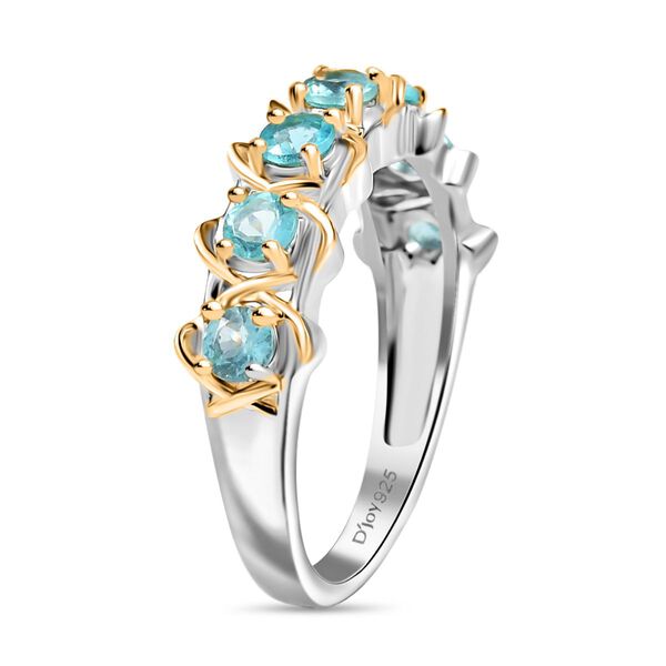 D&rsquo;Joy zweifarbiger Paraiba Apatit Ring - 0,90 ct. image number 4