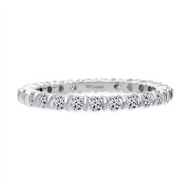 Lab Grown Diamant SI-GH Ring 925 Silber rhodiniert (Größe 18.00) ca. 1,00 ct