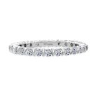 Lab Grown Diamant SI-GH Ring 925 Silber rhodiniert (Größe 18.00) ca. 1,00 ct