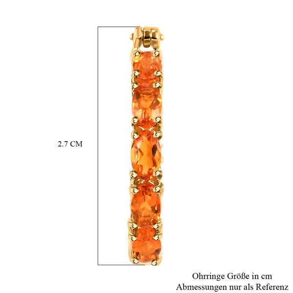 Salamanca Feueropal Inside-Out-Creolen - 2,81 ct. image number 5