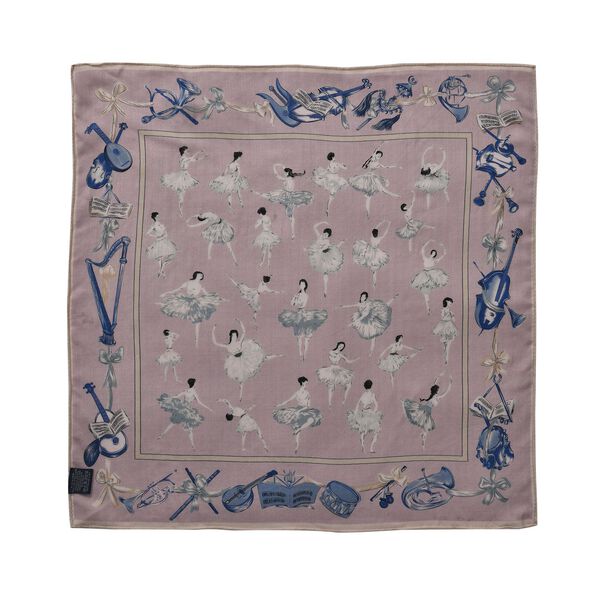 LA MAREY Foulard Quadratischer Schal, Pink image number 6