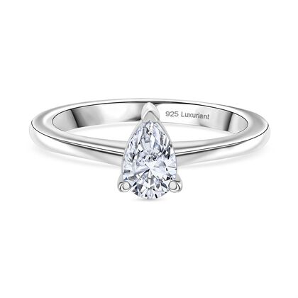LUXURIANT DIAMOND - Lab Grown Diamant VS-EF Ring 925 Silber rhodiniert (Gr&ouml;&szlig;e 19.00) ca. 0.50 ct