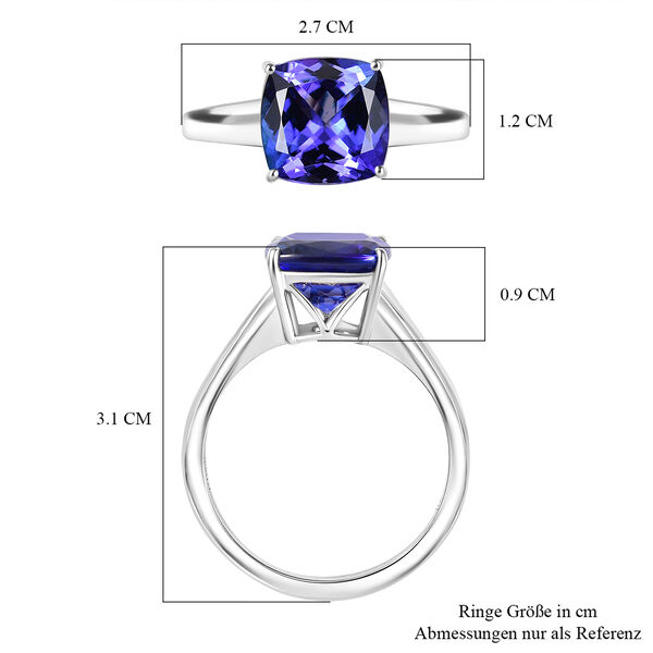 RHAPSODY AAAA Tansanit Ring in 950 Platin - 6,22 ct. image number 6