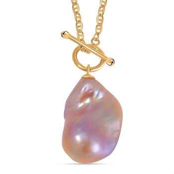 Mehrfarbige S&uuml;&szlig;wasser Perle Halskette ca. 50 cm 925 Silber vergoldet