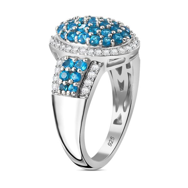 Neon Apatit und Zirkon Ring - 1,72 ct. image number 5