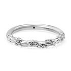 DESIGNER INSPIRIERT - 999 Platin Ring (Größe 16.50) ca. 1,10g