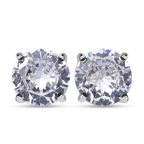 Lustro Stella - Weiße Zirkonia Ohrringe, 925 Silber rhodiniert ca. 0,71 ct image number 0