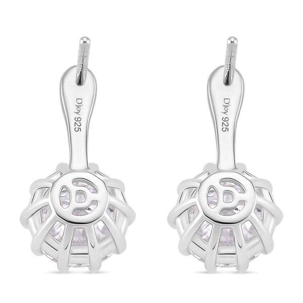 Moissanit Ohrringe 925 Silber rhodiniert ca. 5,16 ct. image number 4