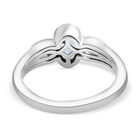 Tansanit-Ring, 925 Silber platiniert  ca. 0,99 ct image number 5