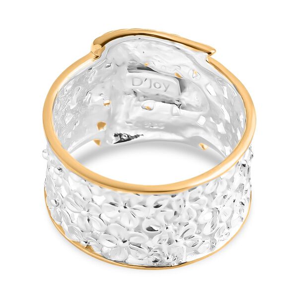 D'Joy 925 Silber Zweifarbige BeschichtungRing (Größe 20.00) ca. 6,35g image number 5