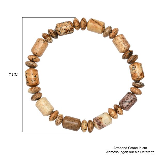 Flexibles Bild Jaspis Armband - 120 ct. image number 5