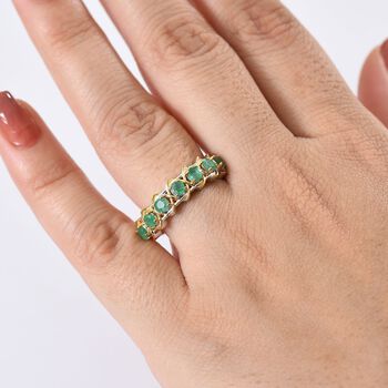 D&rsquo;Joy zweifarbiger Socoto Smaragd Ring - 0,80 ct.