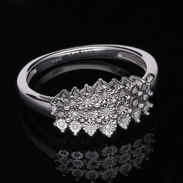 Weißer Diamant-Ring - 0,10 ct. image number 2
