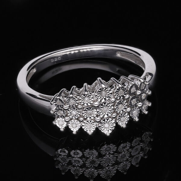 Weißer Diamant-Ring - 0,10 ct. image number 1