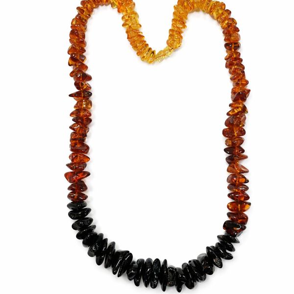 Nat&uuml;rlicher Baltischer Bernstein Halskette 61 cm