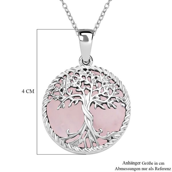 Rosenquarz Schmuckset Reiner Edelstahl Std Gelb und Legierung Std Gelb ca. 2.00 ct image number 5