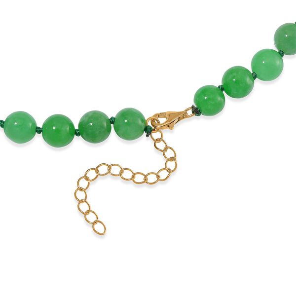 Flexible, gr&uuml;ne Jade, rote Granat, Chromdiopsid und Zirkon Halskette - 218,53 ct. image number 4