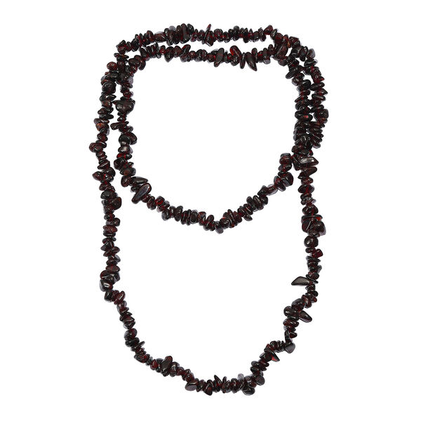 Rote Granat 76cm Halskette - 409 ct. image number 4