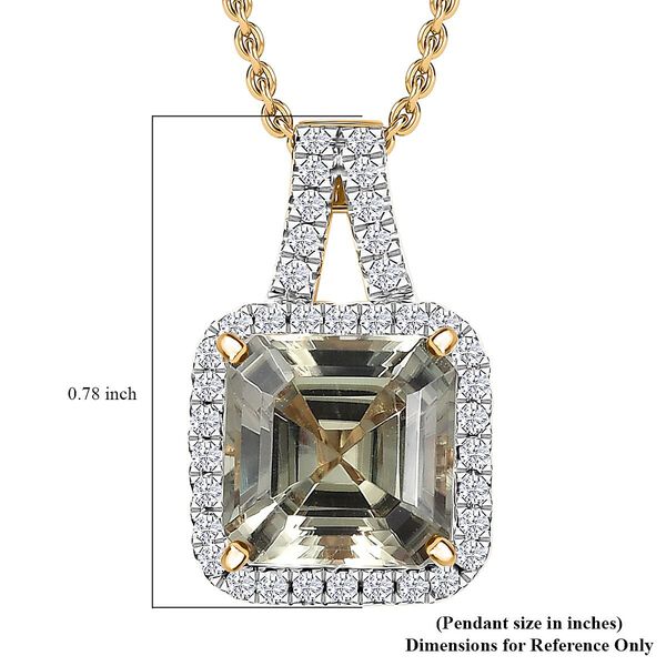 LUXORO AAA Turkizit, Wei&szlig;er Diamant Schmuckset ca. 50 cm 585 Gold ca. 3.78 ct image number 6