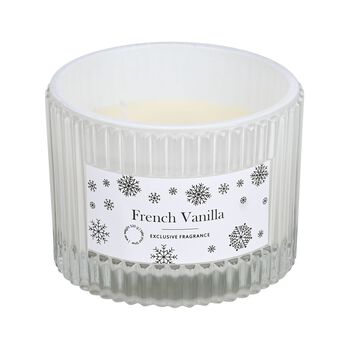 Premium Duftkerze &ndash; Franz&ouml;sische Vanille, 280 g, 50h Brenndauer