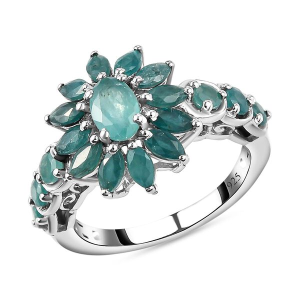 Grandidierit-Ring, 925 Silber platiniert  ca. 1,84 ct image number 4