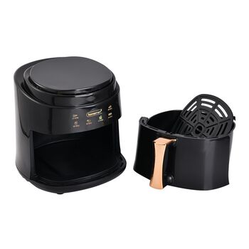HOMESMART Digitale Hei&szlig;luftfritteuse, 8L Kapazit&auml;t, 1400W, Schwarz