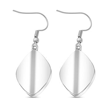 Dendritischer Achat Ohrringe, 316L Edelstahl , ca. 36.00 ct