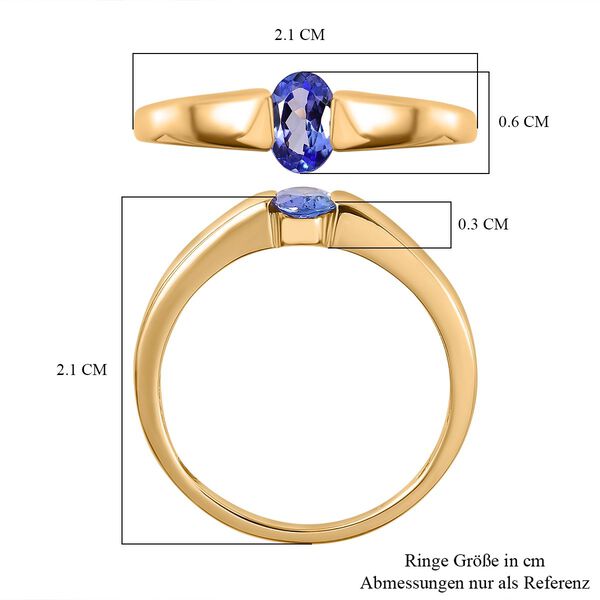 AA Tansanit Ring - 0,43 ct. image number 7