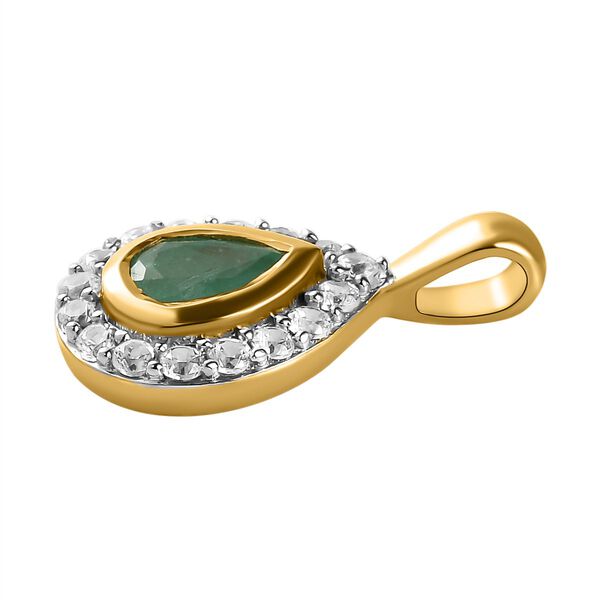 2er-Set - Kagem sambischer Smaragd-Ring und Anhänger - 1,35 ct. image number 7