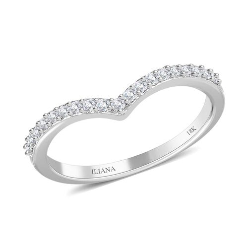 Weißer Diamant SI1 IGI zertifiziert Ring 750 Gold (Größe 19.00) ca. 0,20 ct image number 0