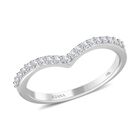 Weißer Diamant SI1 IGI zertifiziert Ring 750 Gold (Größe 19.00) ca. 0,20 ct