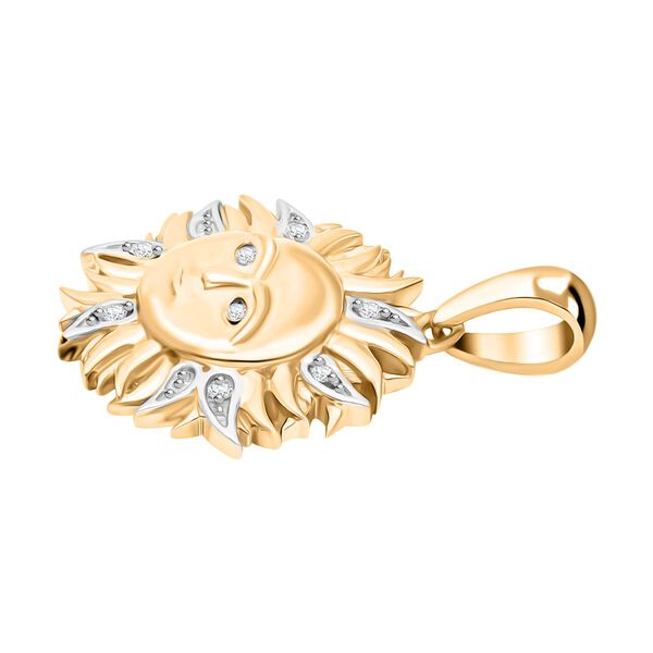 Diamant Sonnen Anh&auml;nger image number 3