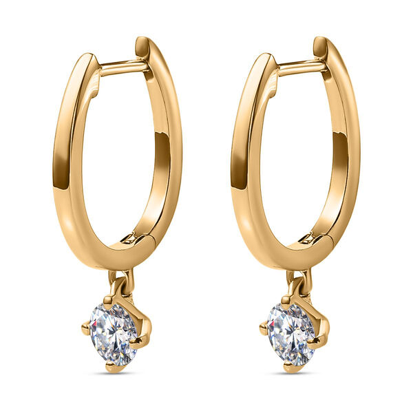 Moissanit Ohrringe - 0,83 ct. image number 4