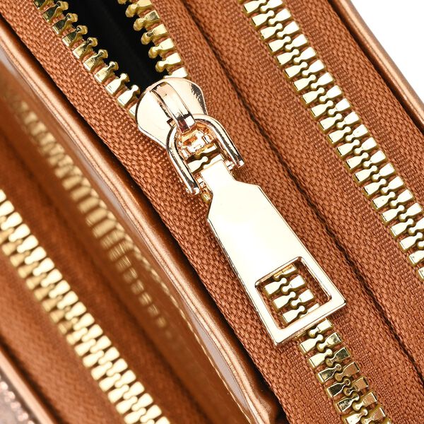 Elegante Umhängetasche mit RFID-Schutz, Bronze image number 7