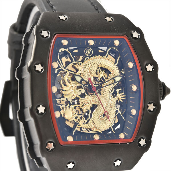 Genoa- wasserdichte Uhr, Schwarz image number 4